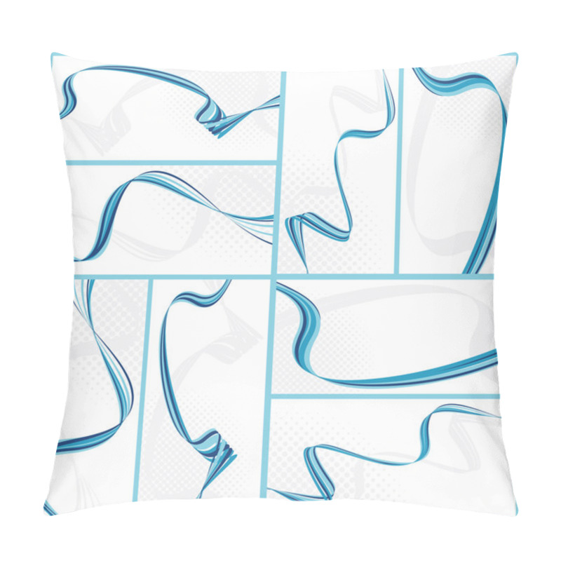 Personality  Abstract Wavy Backgrounds Pillow Covers