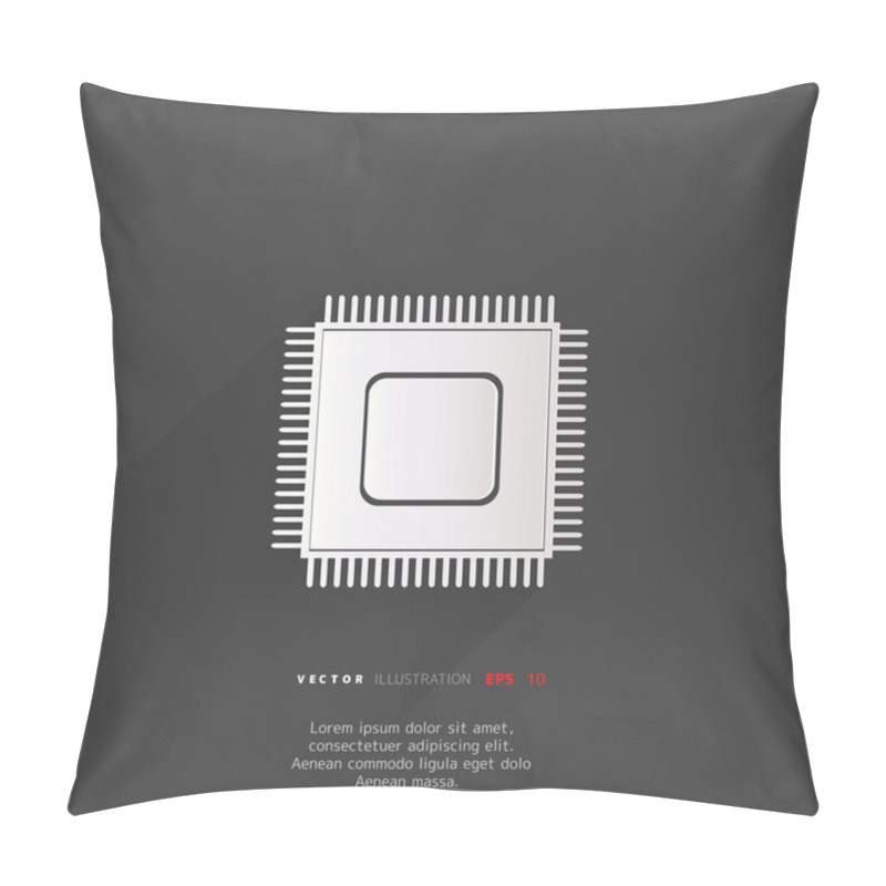 Personality  Microchip Web Icon Pillow Covers