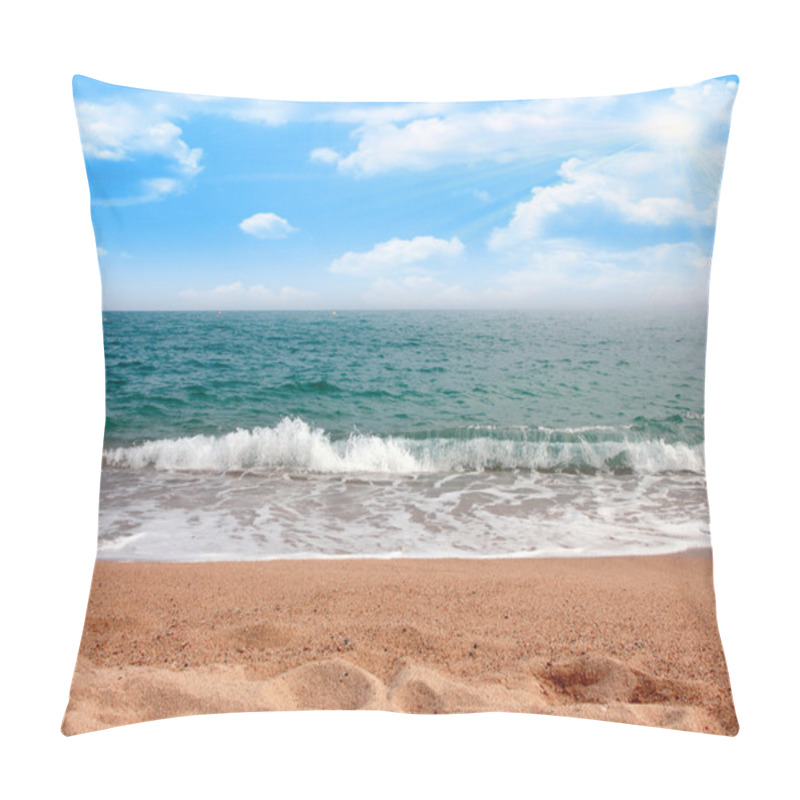 Personality  Sandy Beach Pillow Covers