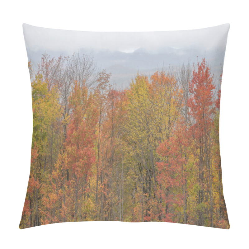 Personality  October Foliage In The Twin-Zealand Range, White Mountains, New Hampshire  Pillow Covers