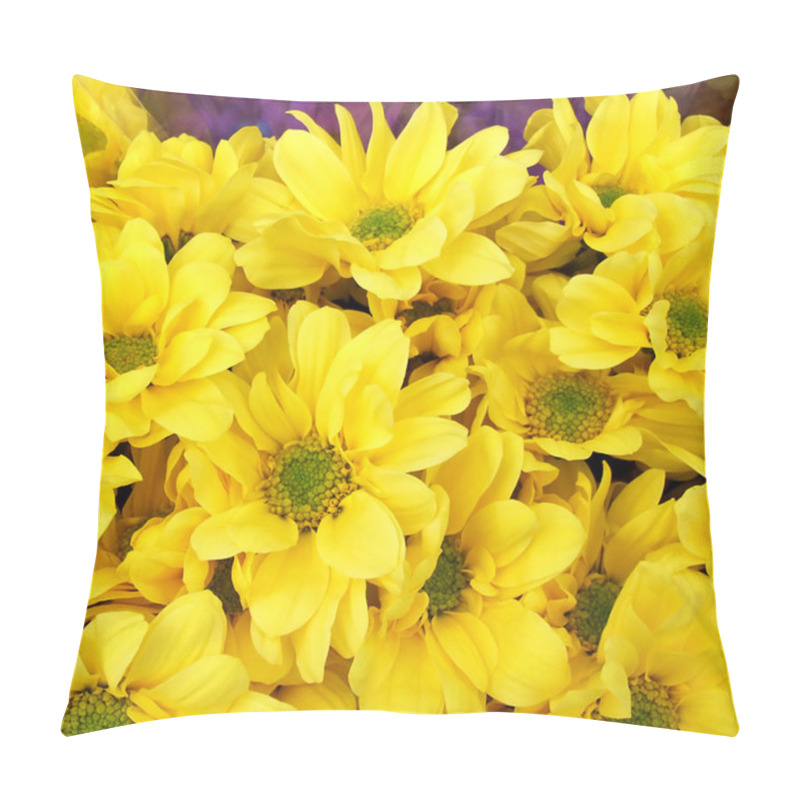 Personality  Yellow Carnation Pillow Covers