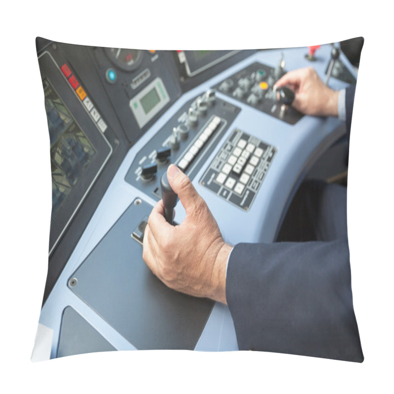 Personality  Train Driver. Railroad Engineer Pillow Covers