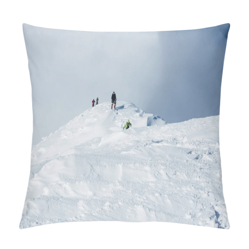 Personality  Team Of Climbers Pillow Covers