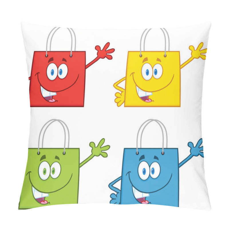 Personality  Shopping Bag Character Set Pillow Covers