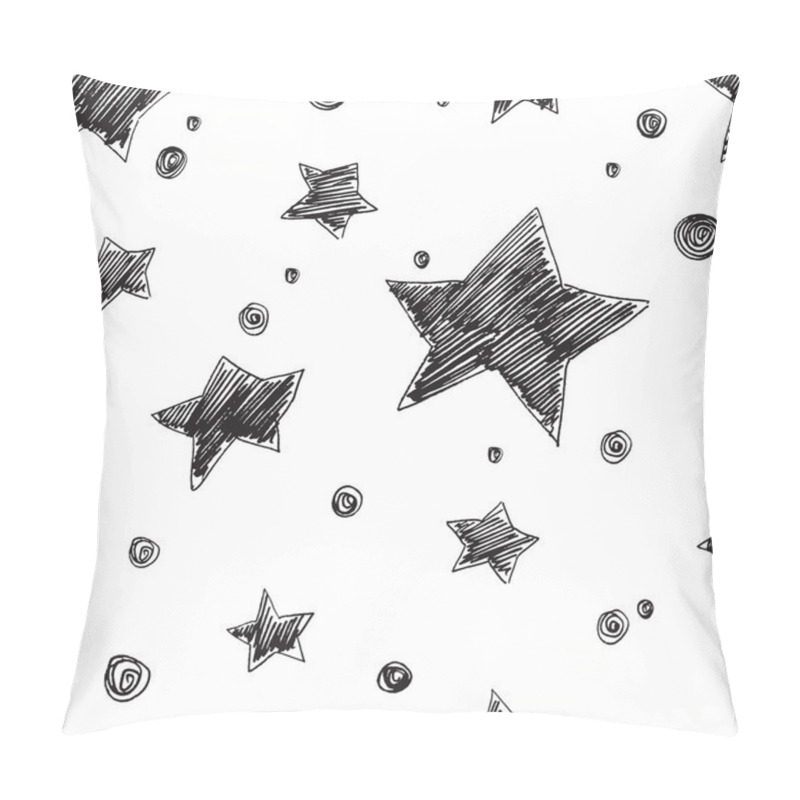 Personality  Seamless  Pattern With  Stars Shapes Pillow Covers