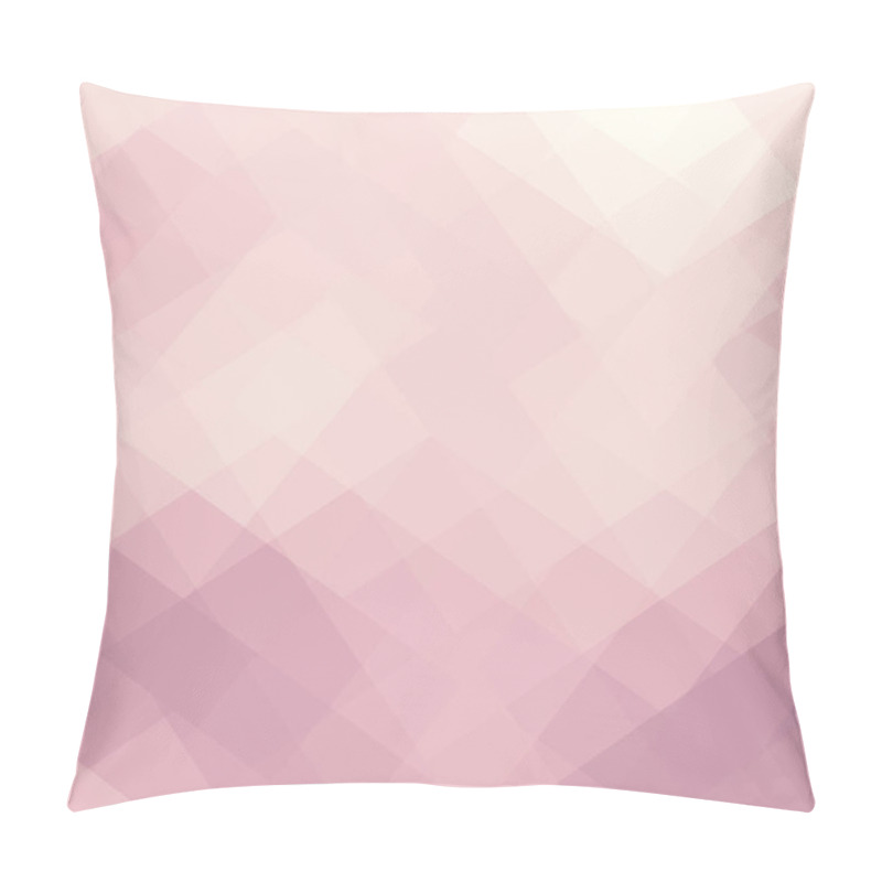 Personality  Geometric Abstract Pattern In Low Poly Style. Pillow Covers