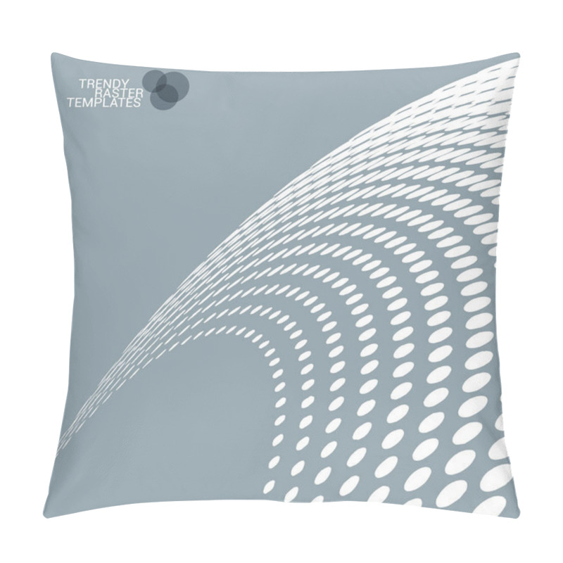 Personality  Grey Presentation Vector Template. Pillow Covers