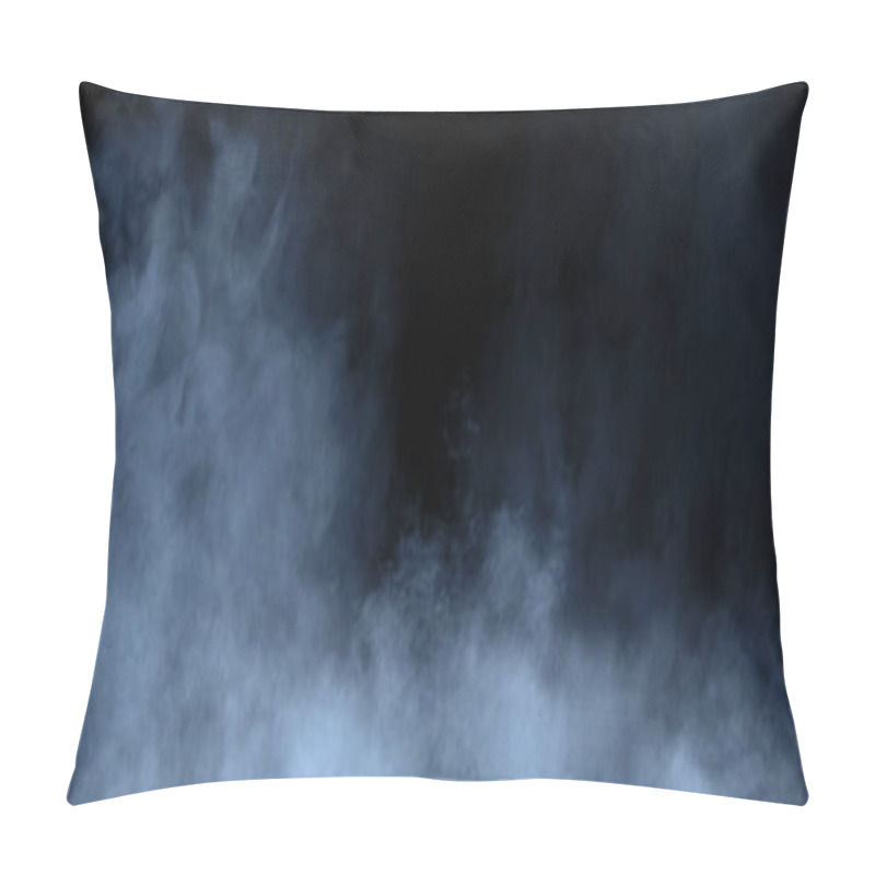 Personality  Panoramic Fog Mist Texture Overlays. Abstract Smoke Isolated Background For Effect, Text Or Copyspace . Pillow Covers