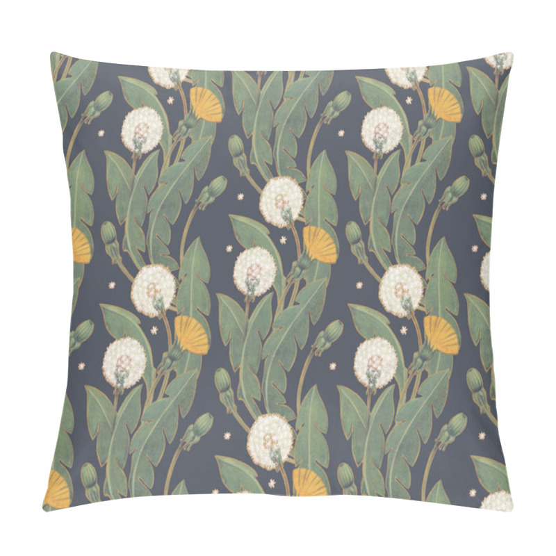 Personality  Dandelion Seamless Pattern Pillow Covers