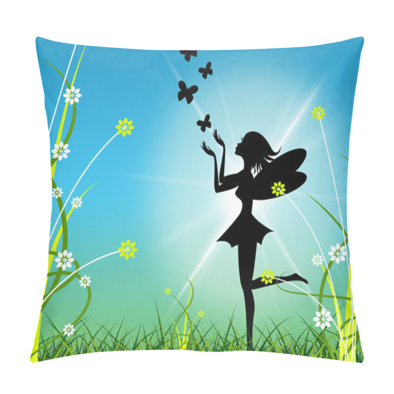 Personality  Floral Fairy Indicates Animal Bouquet And Sunlight Pillow Covers