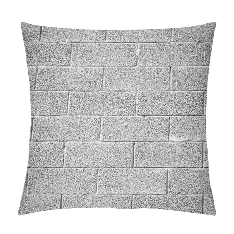 Personality  Cinder Block Wall Background, Brick Texture Pillow Covers