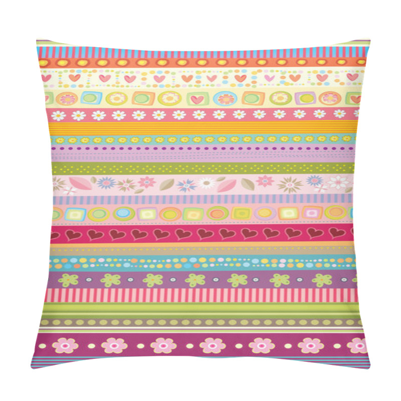 Personality  Stripe Pattern Vector Wallpaper Pillow Covers