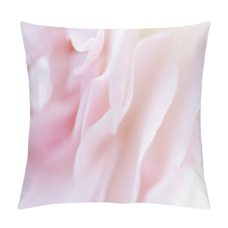 Personality  Botanical Concept, Invitation Card - Soft Focus, Abstract Floral Background, Pale Pink Rose Petals. Macro Flower Backdrop For Holiday Brand Design Pillow Covers