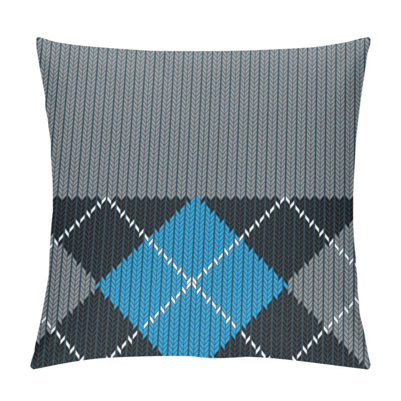 Personality  Argyle Sweater Background. Pillow Covers