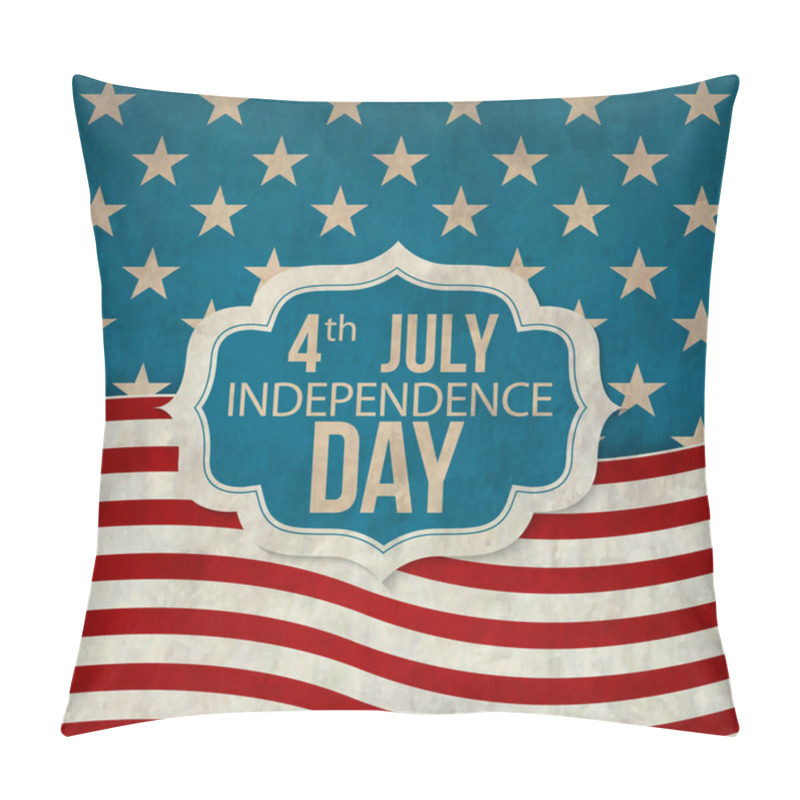 Personality  Poster For USA Independence Day Celebration Pillow Covers