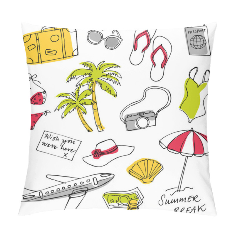 Personality  Summer Vacation Pillow Covers