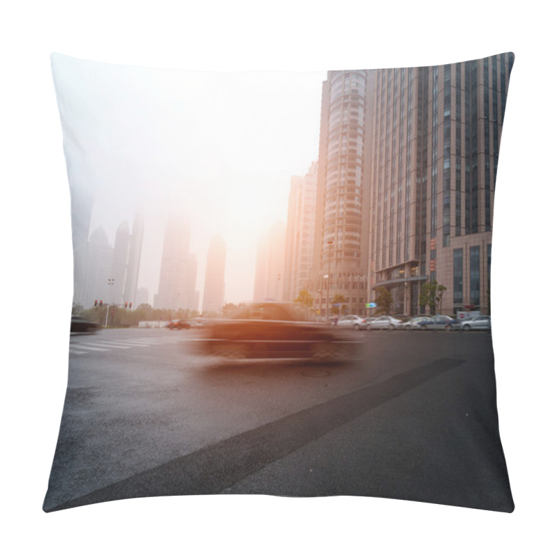 Personality  The City's Streets And Car Pillow Covers