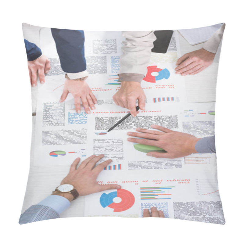 Personality  Business Colleagues Teamwork Pillow Covers