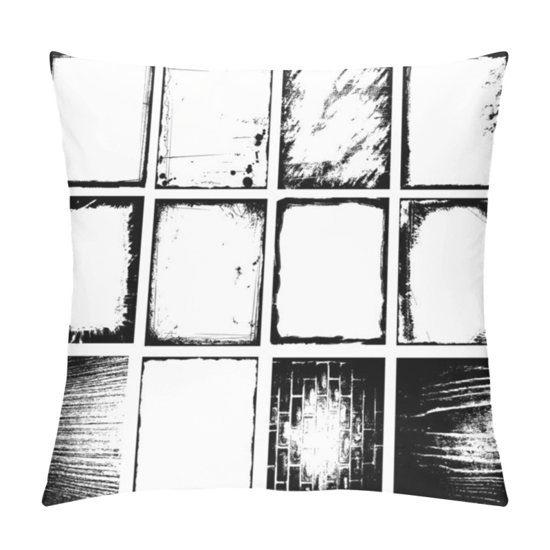 Personality  Grunge Frames Pillow Covers