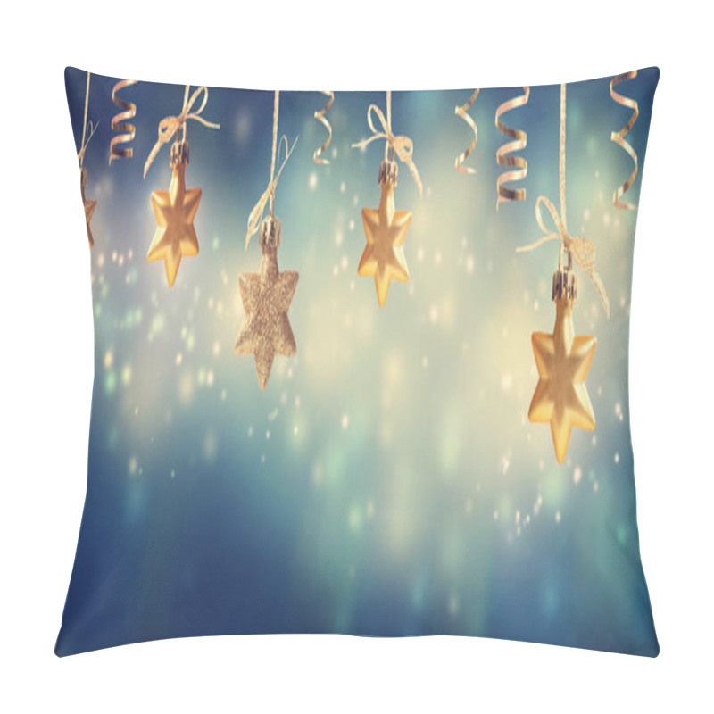 Personality  Christmas Star Ornaments Pillow Covers