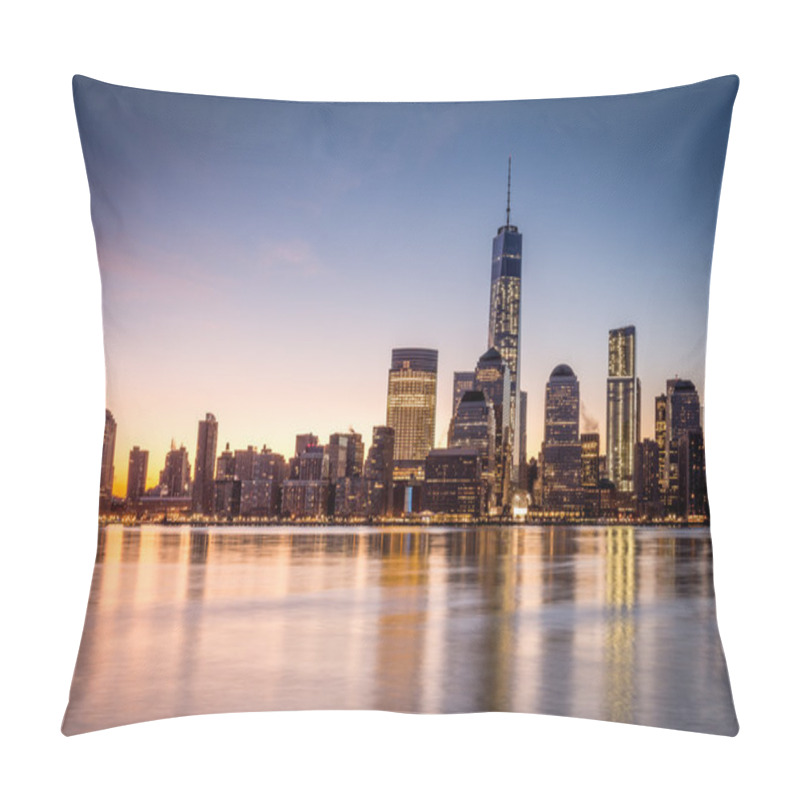 Personality  Sunrise Over The Lower Manhattan Pillow Covers