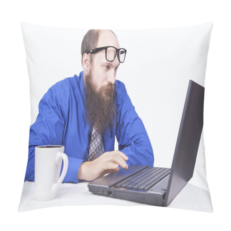 Personality  Drinking And Resting - Businessman (Series) Pillow Covers