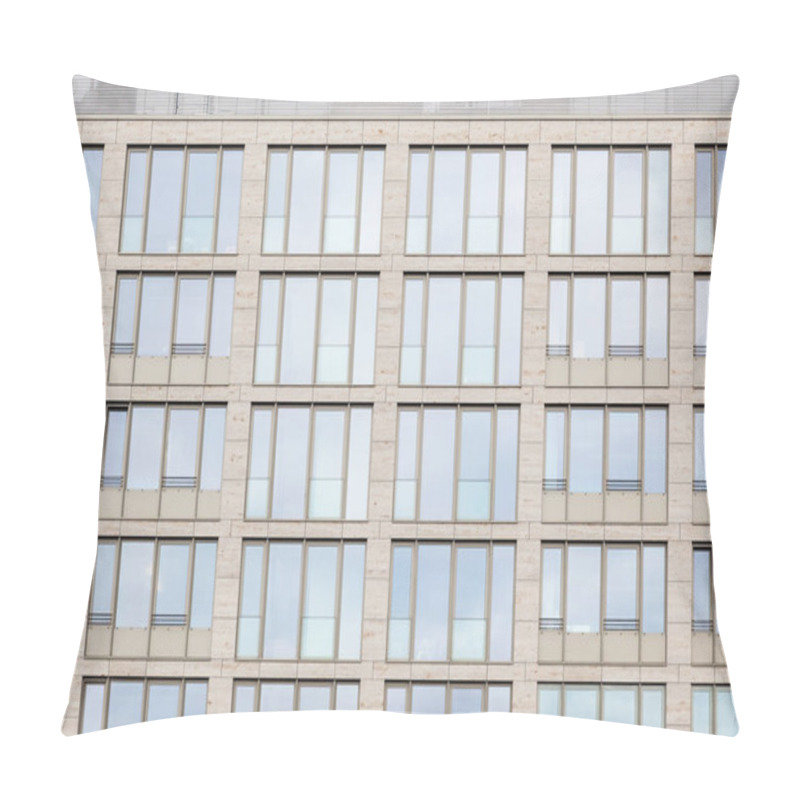 Personality  Scaffolding On Facade Modern House Pillow Covers