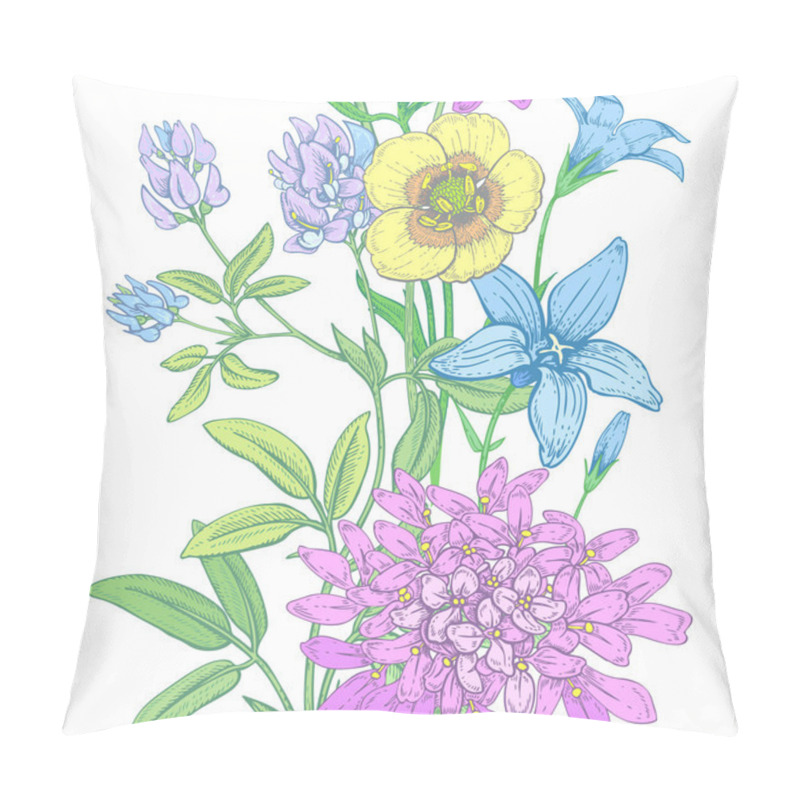 Personality  Seamless Vector Floral Pattern. Pillow Covers