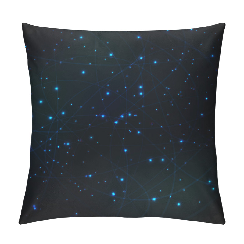 Personality  Stars Cosmic Sky Vector Background Concept Pillow Covers