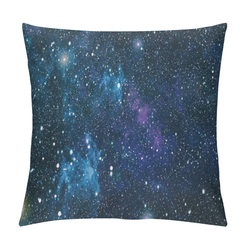 Personality  Futuristic Abstract Space Background. Night Sky With Stars And Nebula. Elements Of This Image Furnished By NASA Pillow Covers