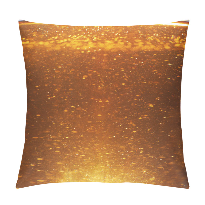 Personality  Golden Beer In Glass  Pillow Covers