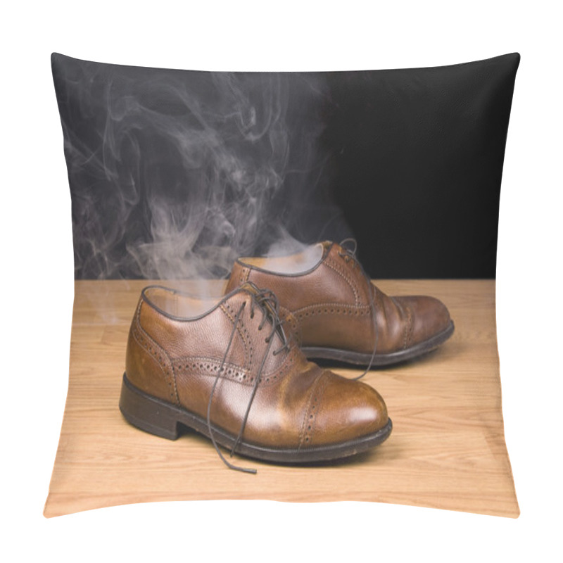 Personality  Smoking Dress Shoes Pillow Covers