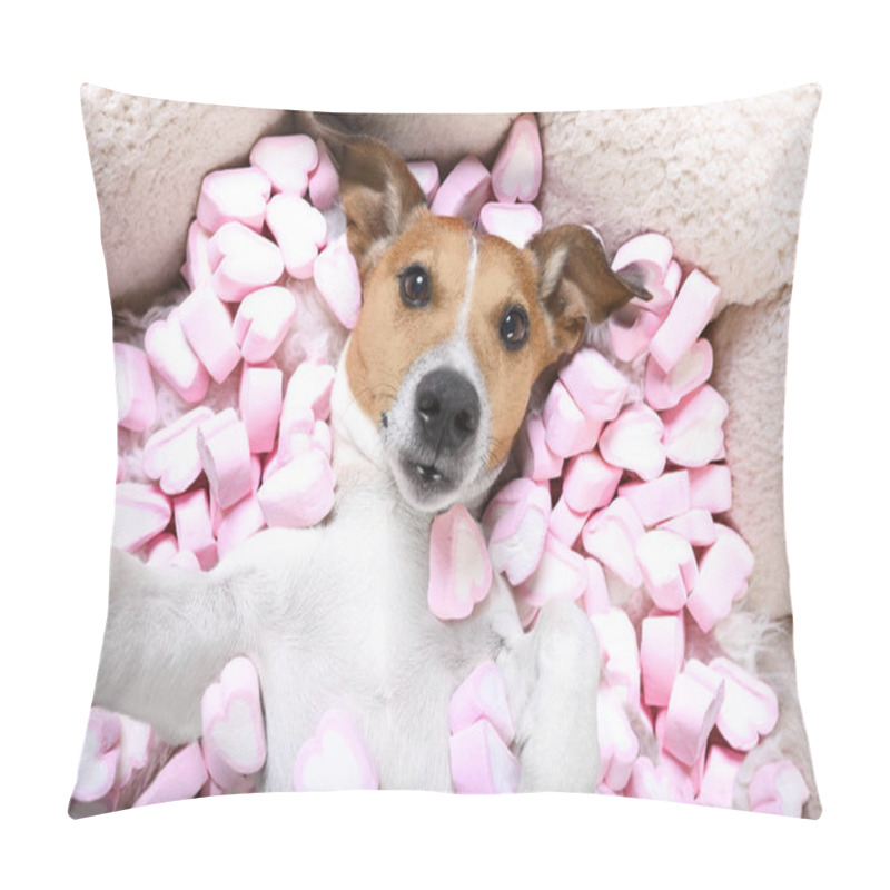 Personality  Dog Love  Valentines Selfie Pillow Covers