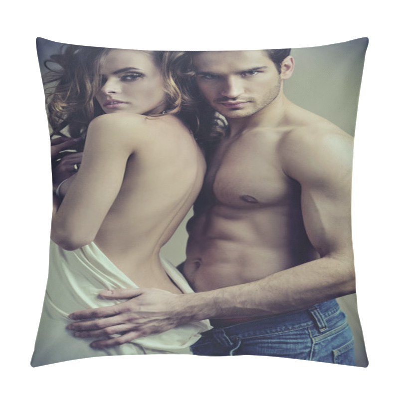 Personality  Fine Art Picture Of Serious Couple Pillow Covers