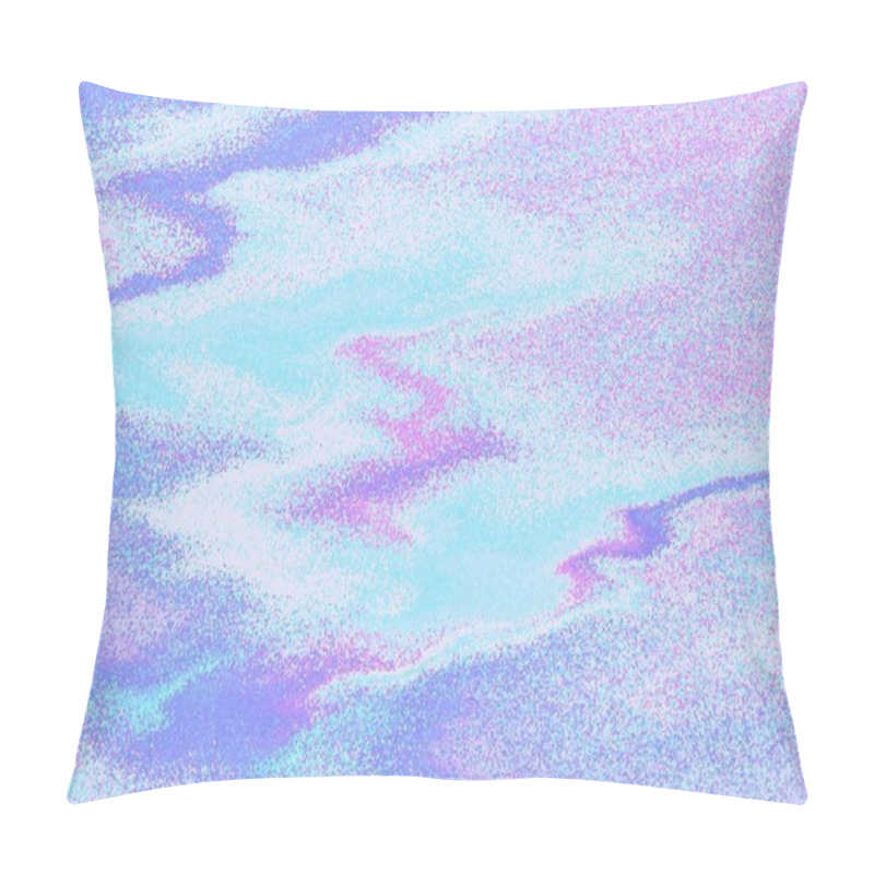 Personality  Hologram Texture Abstract Holographic Background,  Modern Illustration. Pillow Covers