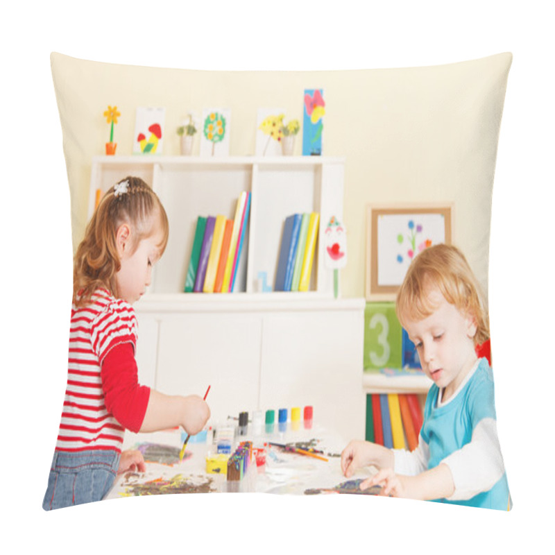 Personality  Preschoolers In The Classroom Pillow Covers