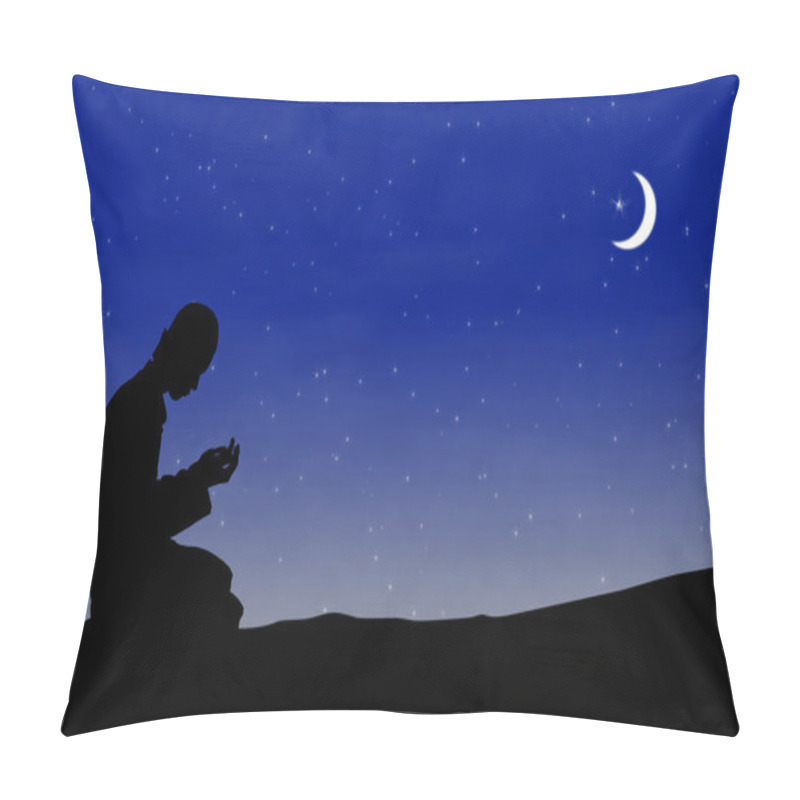 Personality  Muslim Man Praying Pillow Covers