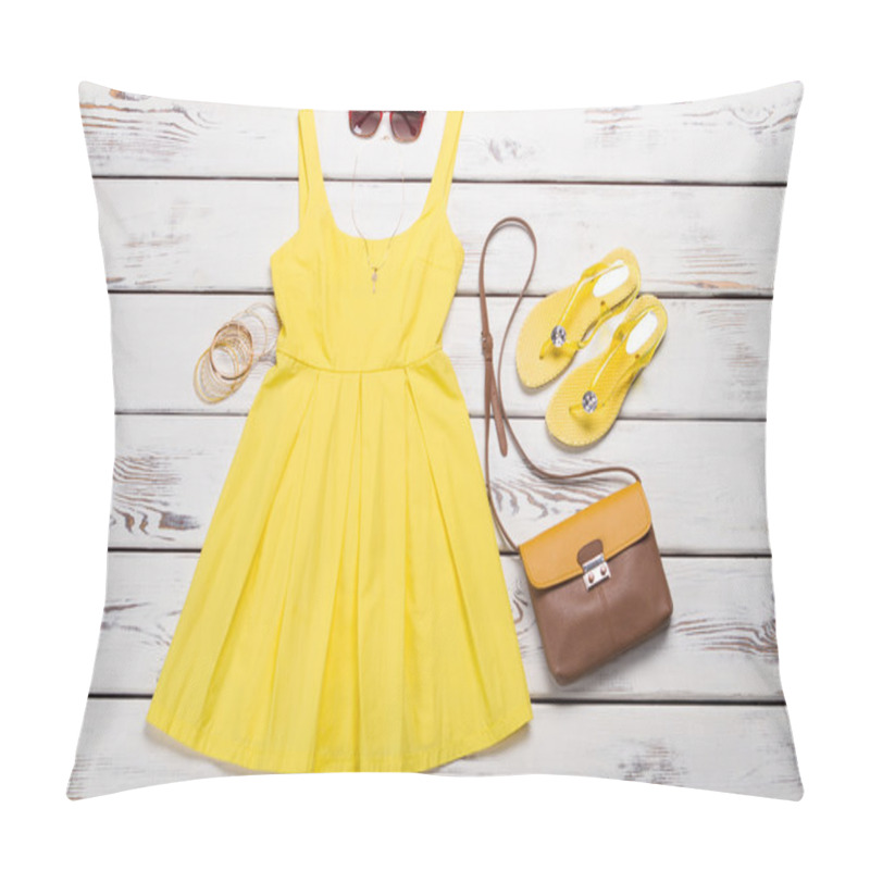 Personality  Collection Of Women's Summer Clothes.  Pillow Covers