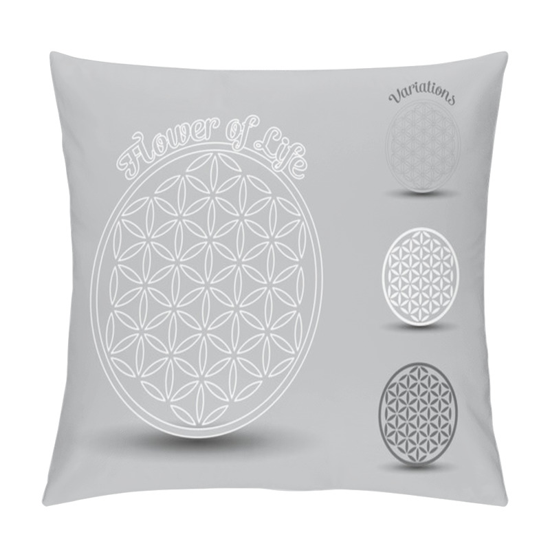 Personality  Flower Of Life Symbol Pillow Covers