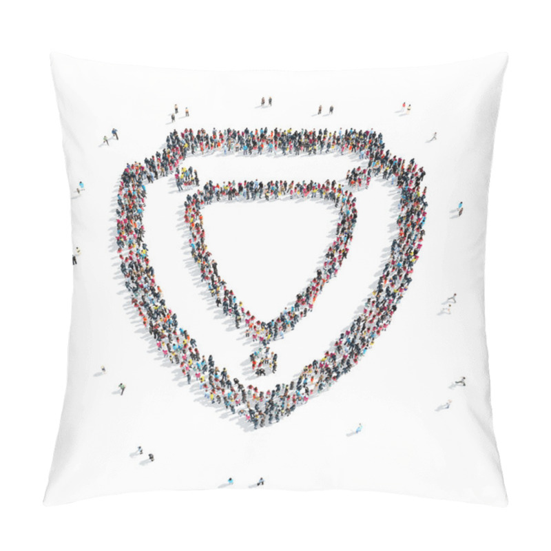 Personality  Group  People  Shape  Shield Protection Pillow Covers