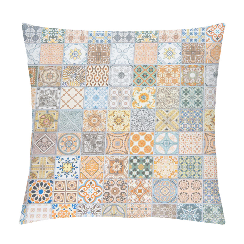 Personality  Ceramic Tiles Patterns Pillow Covers