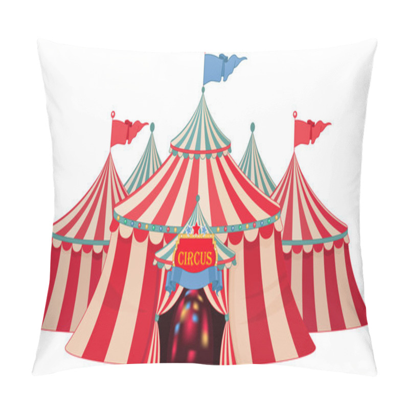 Personality  Retro Circus Marquee Pillow Covers