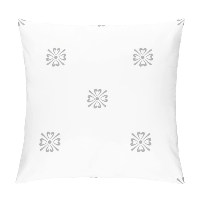 Personality  Floral Arabesque Geometric Simple Symmetrical Vector Seamless Pattern. Pillow Covers