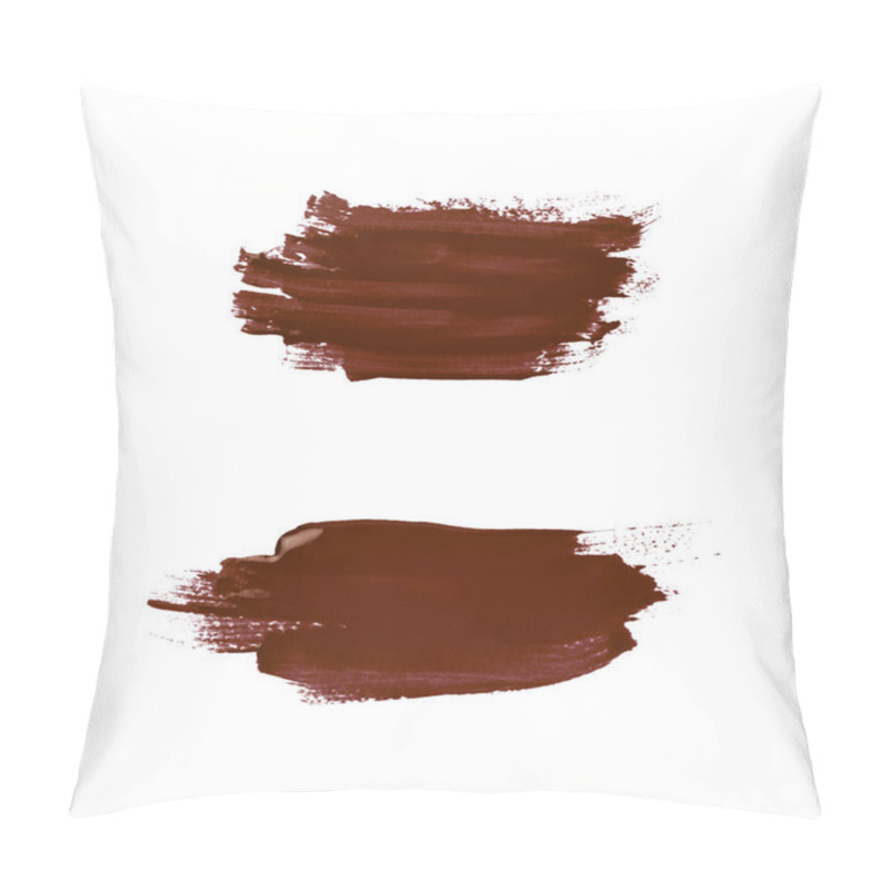 Personality  Smudged Splash Of Paint Isolated Pillow Covers