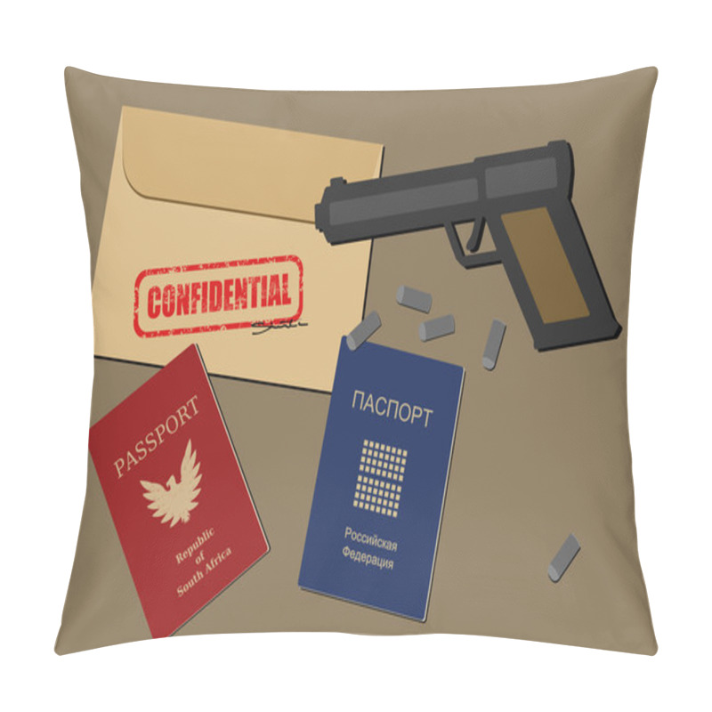 Personality  Military Documents Pillow Covers