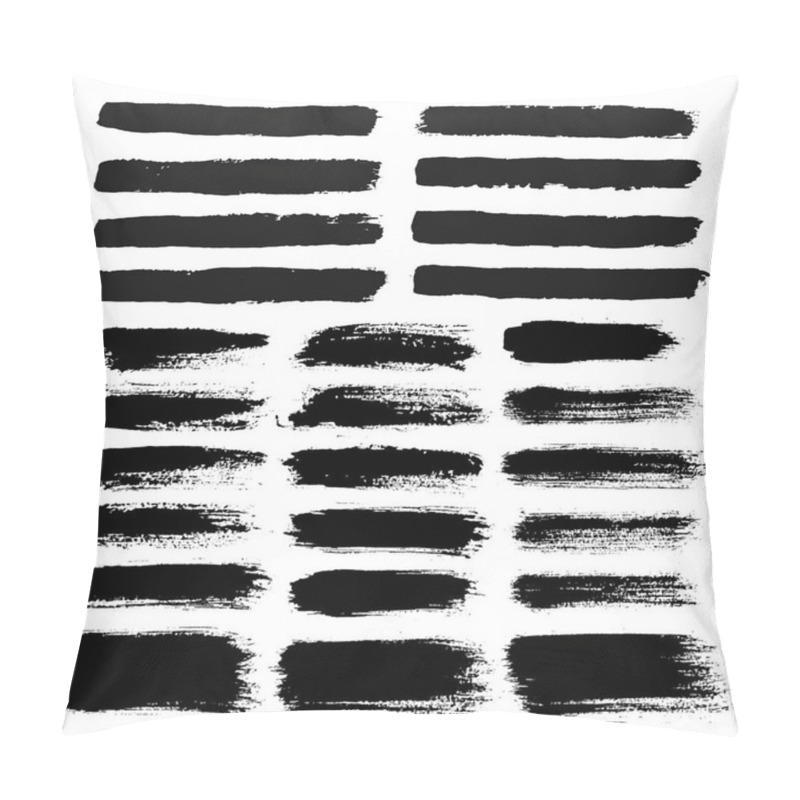 Personality  Brush Strokes Painted Text Bokes Pillow Covers