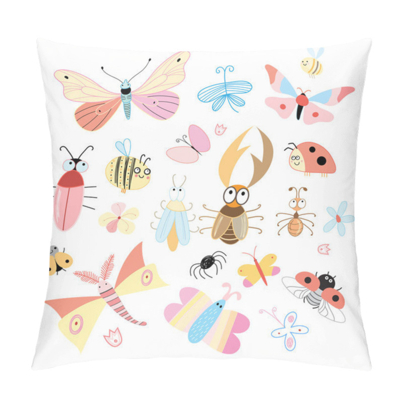 Personality  Different Insects Pillow Covers