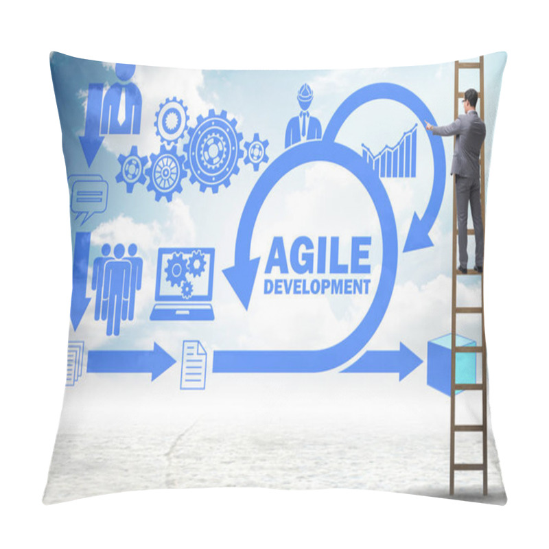 Personality  Concept Of Agile Software Development Pillow Covers