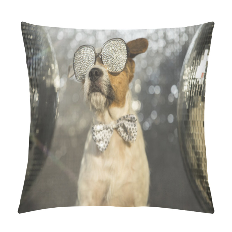 Personality  Dog Disco Animal Fun Pillow Covers