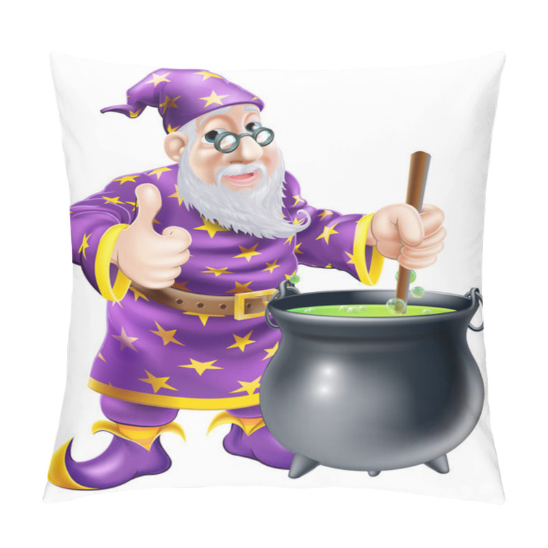 Personality  Wizard And Cauldron Pillow Covers